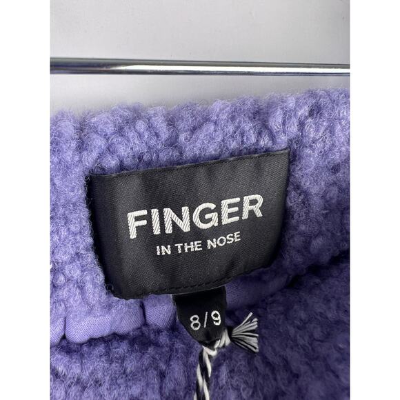 Finger In The Nose Connie Sweatpants Lavender Fleece Lined Kids 8/9 Cozy - Picture 7 of 15